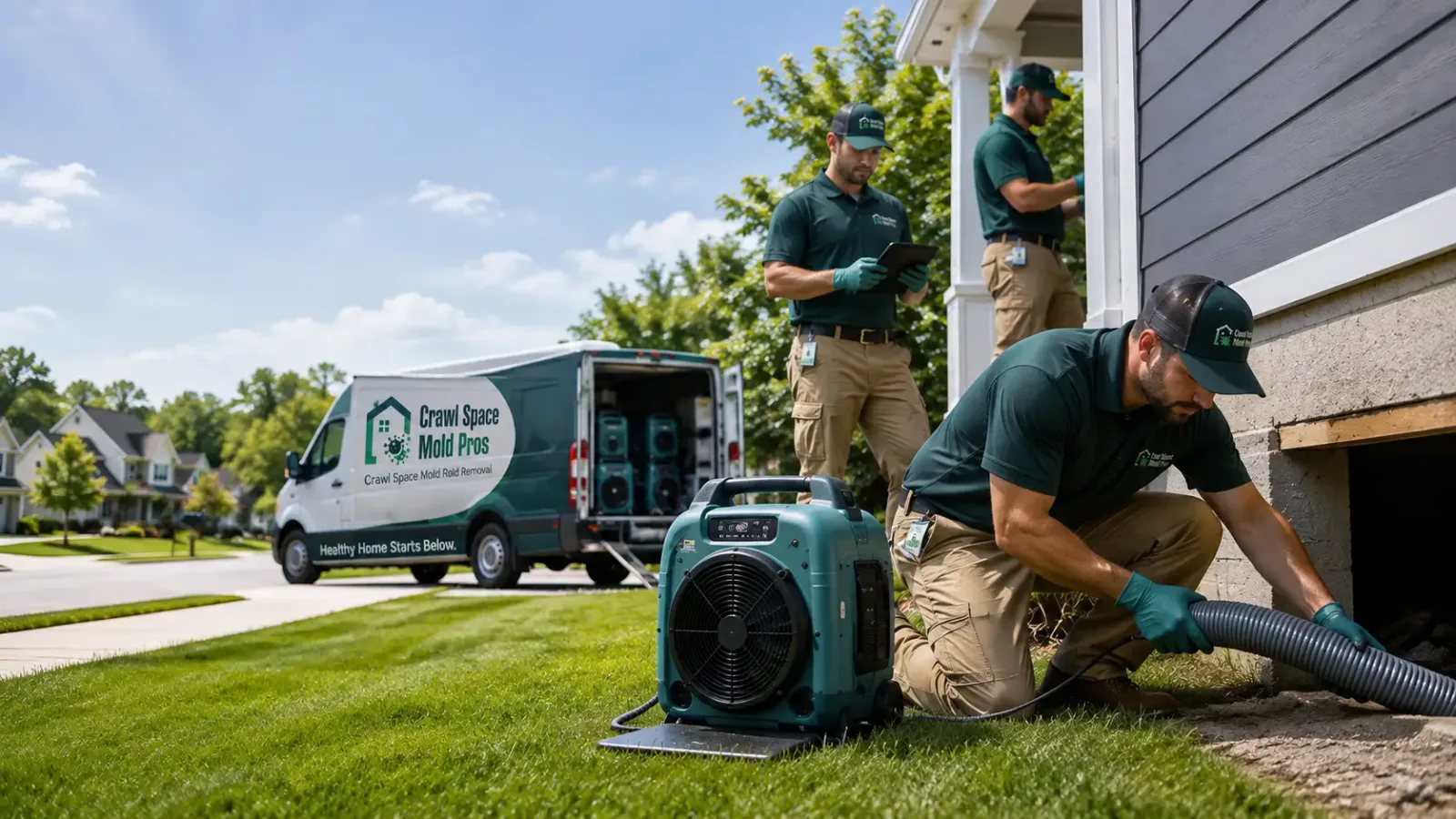Crawl Space Mold Removal in Wakefield, KS